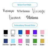 Name Embroidered - Personalized Newborn Embroidered Baby Blanket