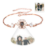Zircons Personalized Projection Photo Charm - Personalized Minimalist Photo Projection Charm