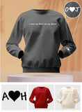 Custom Text - Personalized Couple Sweatshirt