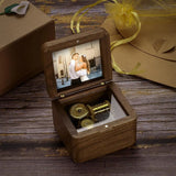 Custom Photo Wooden Music Box - gift for anyone - Personalized Music Box