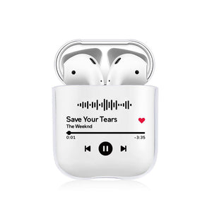 Custom Music Code - gift for anyone - Personalized Airpods 2 Case Cover