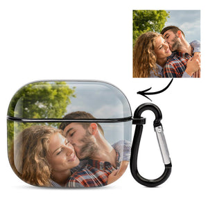 Custom Photo - Personalized Airpods 3 Case Cover With Keychain