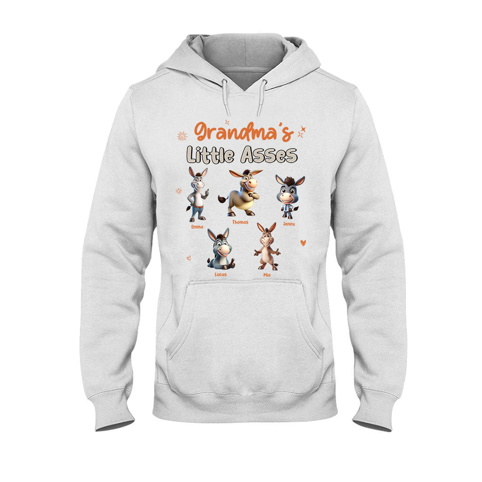 Grandma's Mom's Any Title Little Cuties - Personalized Grandma T-shirt And Hoodie