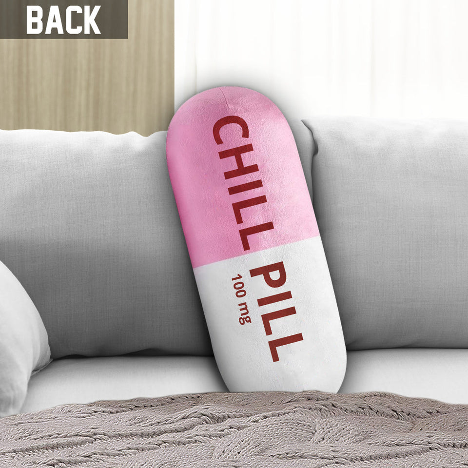 Chill Pill - Personalized Couple Shaped Pillow