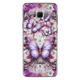 Floral Butterflies - Personalized Butterfly Phone Case
