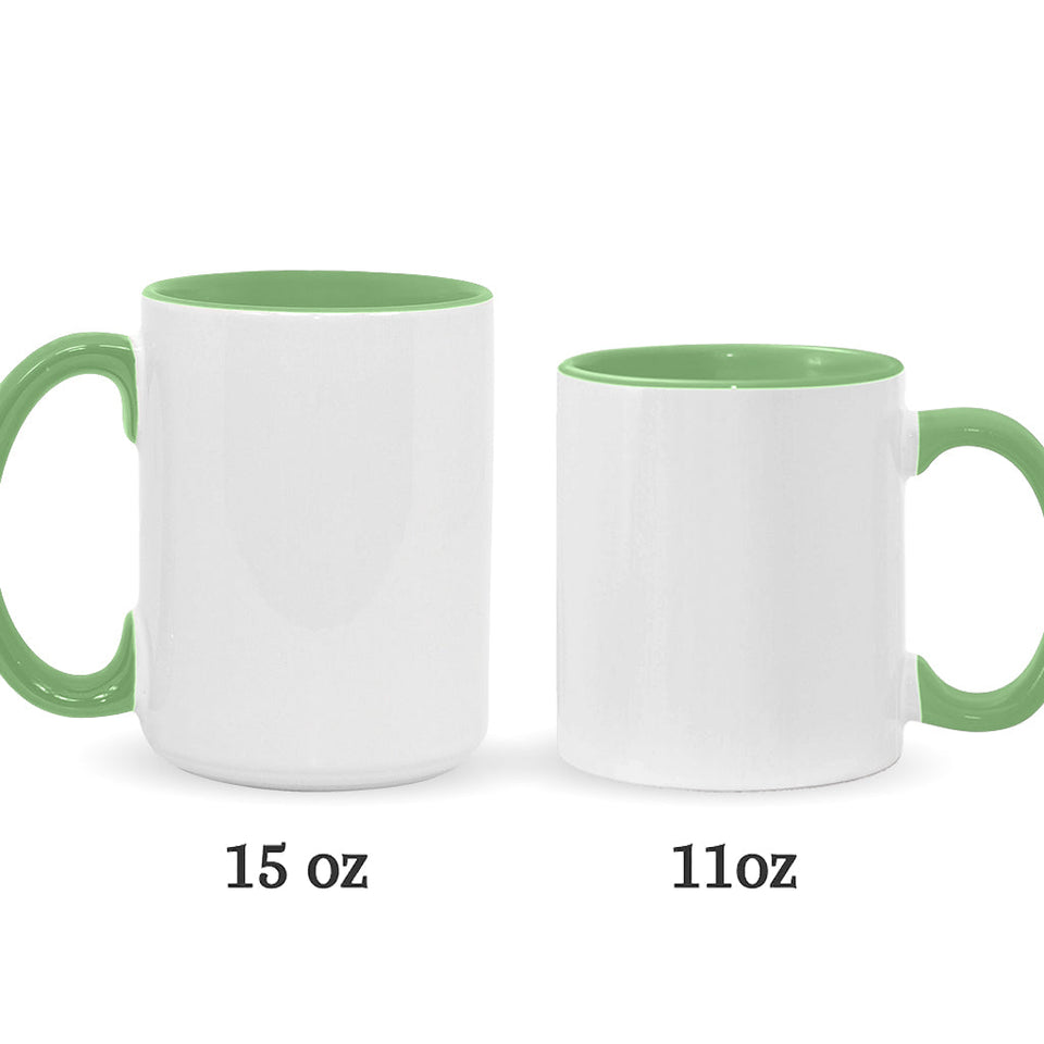 Besties Forever Floral - Personalized Bestie Accent Mug