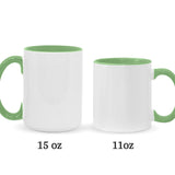Besties Forever Floral - Personalized Bestie Accent Mug