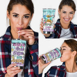 Fueled by Iced Coffee and Anxiety Nurse Life - Personalized Nurse Tumbler
