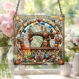 My Sewing Room - Personalized Sewing Window Hanging Suncatcher Ornament