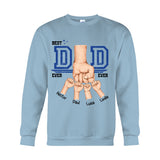 Daddy's Team Fist Bump - Personalized Father T-shirt And Hoodie