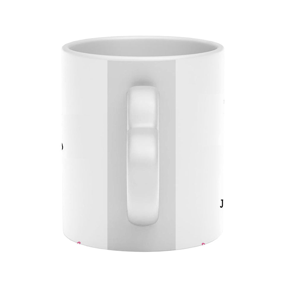 Roses Are Red - Personalized Couple Heart Handle Mug