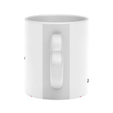 Roses Are Red - Personalized Couple Heart Handle Mug