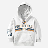 Volleyball Mom With Any Kid Name & Number - Personalized Volleyball All Over Shirt