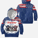 This Grandma Belongs To These Cuties - Personalized All Over Shirt