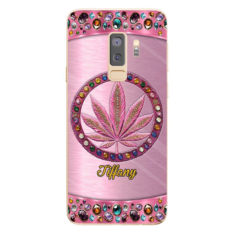 Stoner Chick - Personalized Weed Clear Phone Case