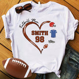 Football Mom - Personalized Football T-shirt And Hoodie