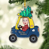 Baby's First Christmas - Personalized Newborn Transparent Ornament