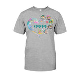 Nana's Little Turtle - Personalized Grandma T-shirt And Hoodie