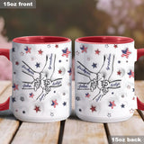 Proud Grandma Mom Aunt - Personalized Grandma Accent Mug