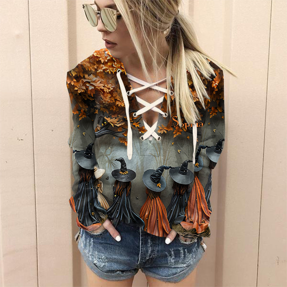 Beautiful Witch - Personalized Witch Off Shoulder Long Sleeve Dress