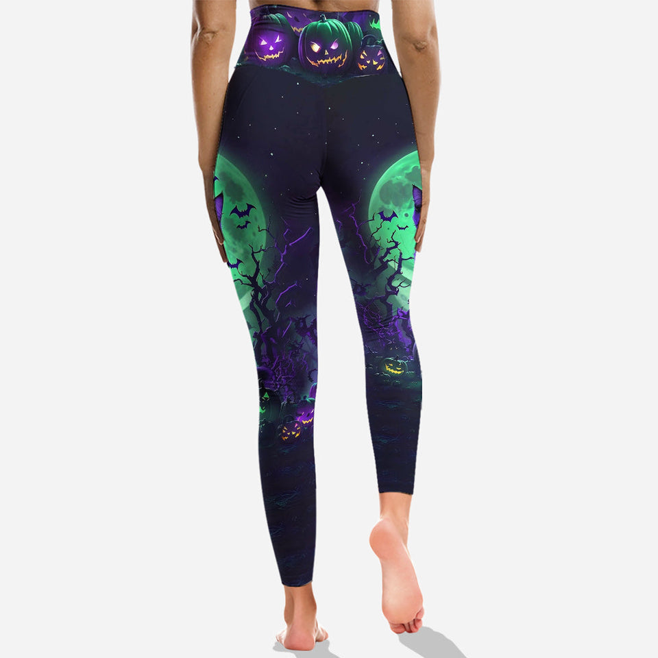 Mysterious Black Cat - Personalized Black Cat Hoodie and Leggings