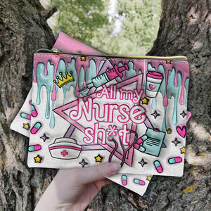 All My Nurse Stuff - Personalized Nurse Pouch