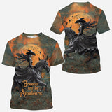 Brooms Are For Amateurs - Personalized Horse All Over Shirt