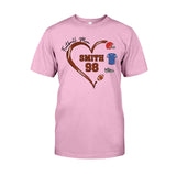 Football Mom - Personalized Football T-shirt And Hoodie