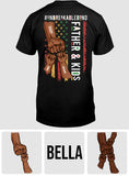 Father & Son Unbreakablebond - Personalized African American T-shirt and Hoodie