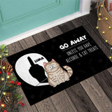 Go Away Unless You Have Cat Treat - Personalized Cat Doormat