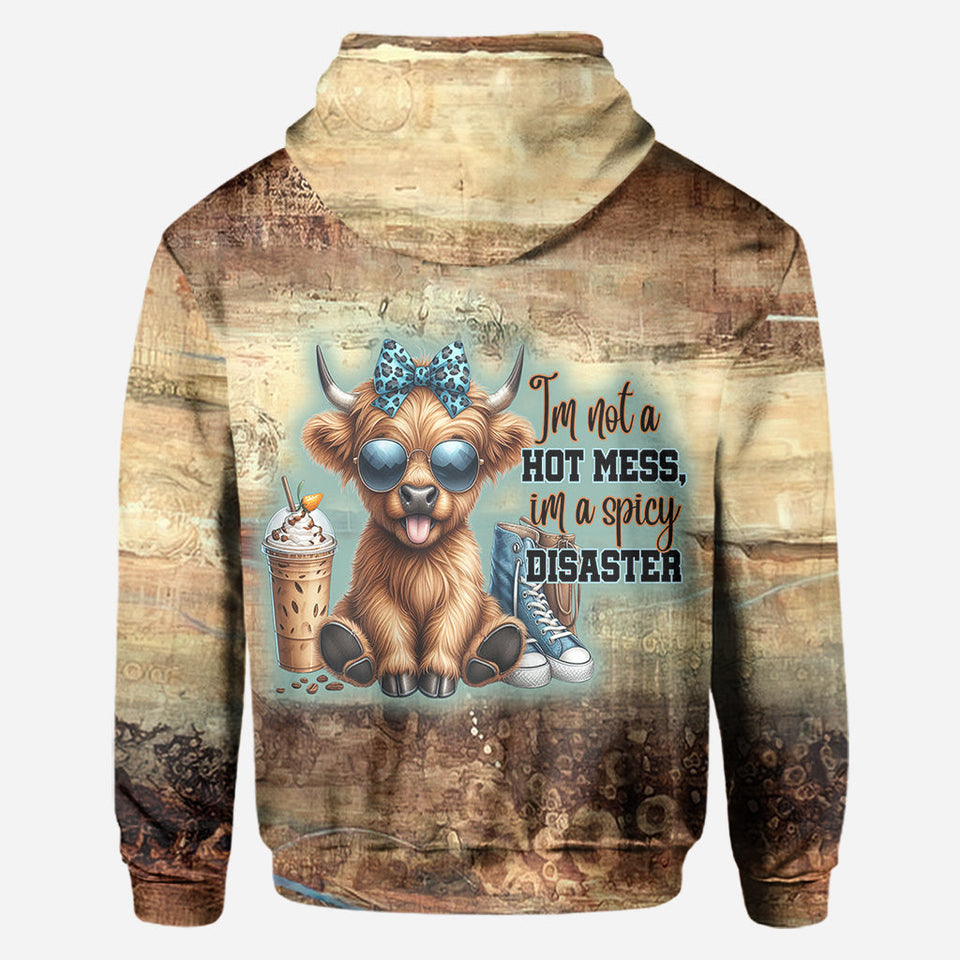 I'm Not A Hot Mess - Personalized All Over Shirt