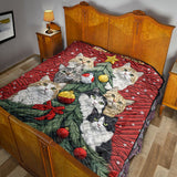 Mewoy Catmas - Personalized Cat Quilt