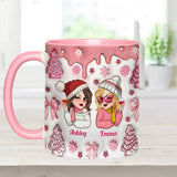 Best Bitches Ever - Personalized Bestie Accent Mug