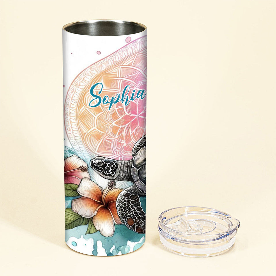 Love Turtles - Personalized Turtle Skinny Tumbler