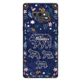 Mama Bear Floral - Personalized Mother Phone Case