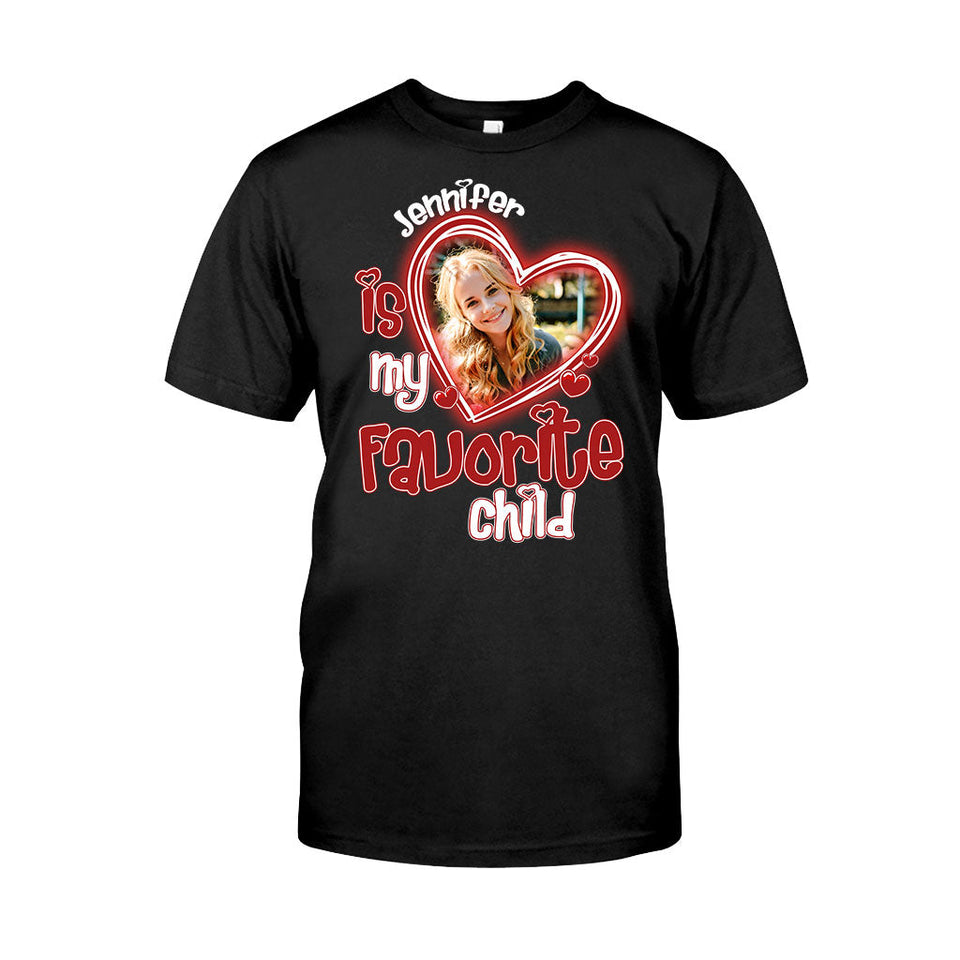 Mom's Favorite Child - Personalized Mother T-shirt And Hoodie
