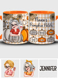 Grandma's Little Pumpkins Any Title - Personalized Grandma Accent Mug