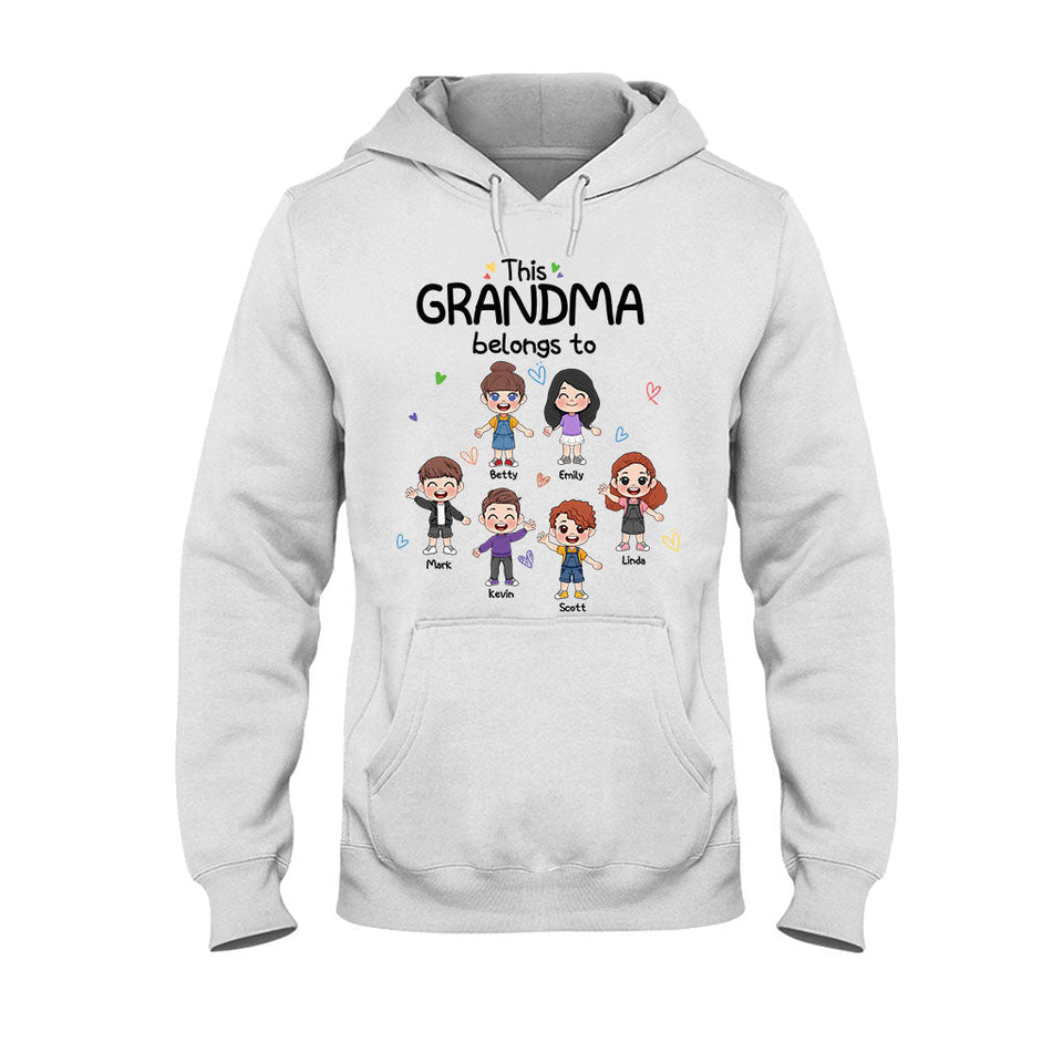 This Grandma Belongs To - Personalized Grandma T-shirt And Hoodie
