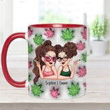 Best Buds Forever - Personalized Weed Accent Mug