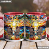 You And Me We Got This - Personalized Couple Accent Mug