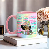 Proud Black Woman - Personalized African American Accent Mug