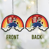 I Liked You & Love You - Personalized LGBT Support Custom Shaped Car Ornament