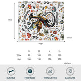 I'm Not A Book Worm I'm A Book Dragon - Personalized Book Blanket
