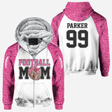 Football Mom Croquette - Personalized Football All Over Shirt