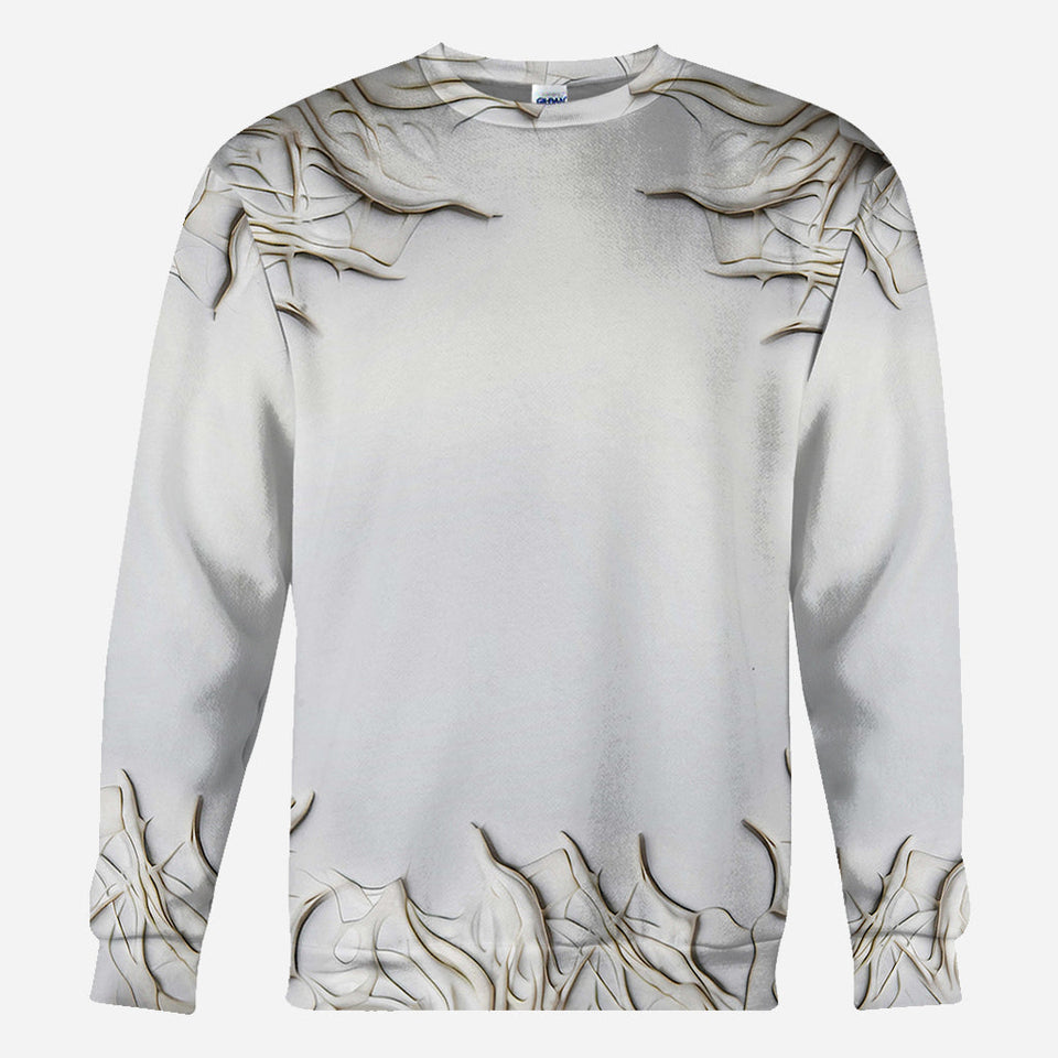 Beautiful White Skeleton - Personalized Skull All Over Shirt