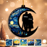 From Our First Kiss Till Our Last Breath - Personalized Couple Ornament