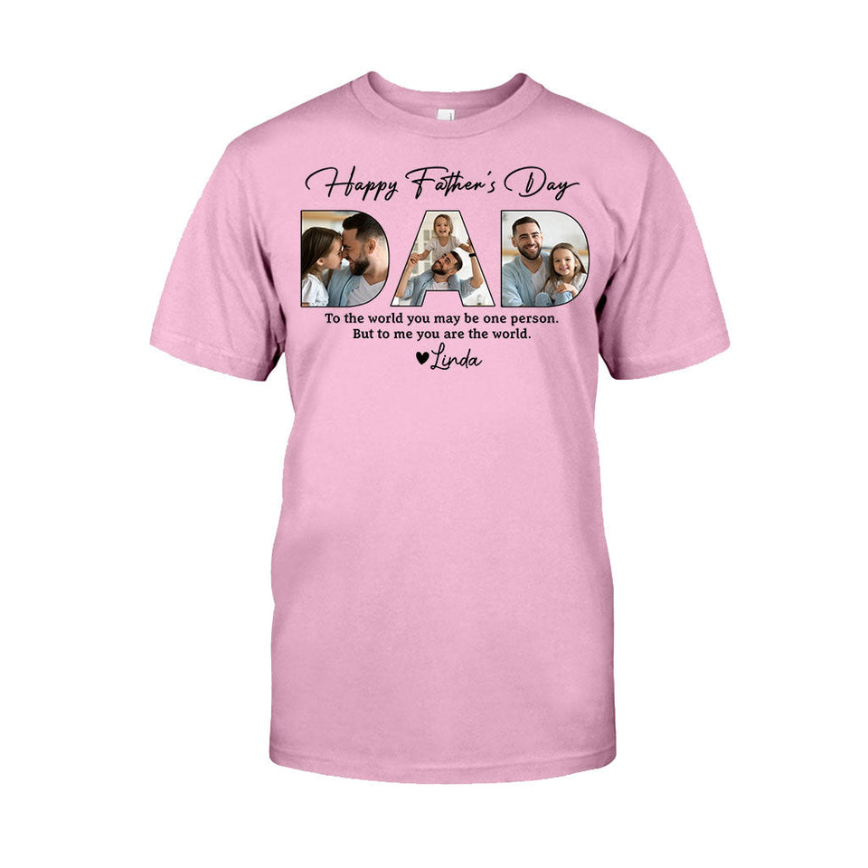 Happy Father's Day Dad - Personalized Father T-shirt And Hoodie