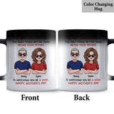 To My Daughter Happy Mother‘s Day To My Son Happy Father‘s Day - Personalized Daughter Mug