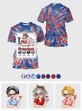 Love Being Called Grandma Independence Day - Personalized Grandma All Over Shirt