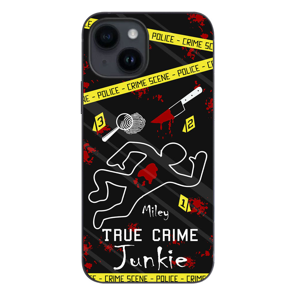 True Crime Junkie - Personalized Phone Case